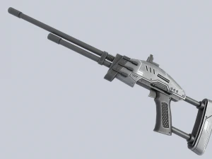 Blaster extraterrestre Modèle 3D