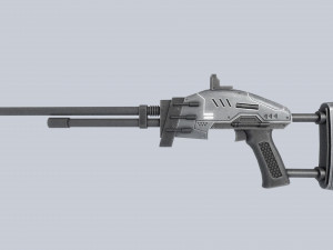 Alien blaster 3D Model