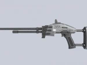 Blaster alieno Modello 3D