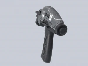 Blaster alieno Modello 3D