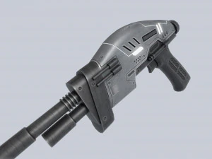 Blaster alieno Modello 3D