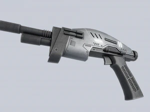 Blaster alieno Modello 3D