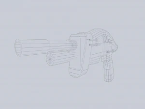 Blaster alieno Modello 3D