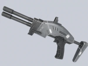 Collezione di blaster alieni Modello 3D