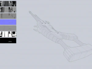 Collezione di blaster alieni Modello 3D