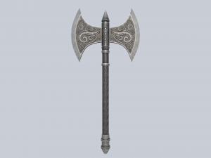 Fantasy axe 3D Model