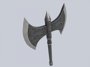 Fantasy axe 3D Model