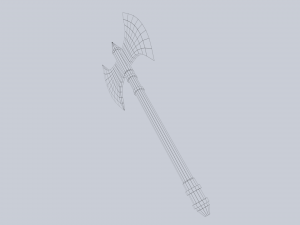 Fantasy axe 3D Model
