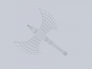 Fantasy axe 3D Model