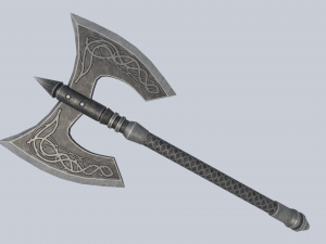 Fantasy axe 3D Модель
