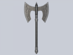 Fantasy axe 3D Model