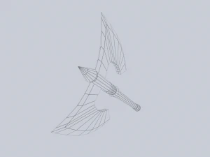 Ascia di fantasia Modello 3D