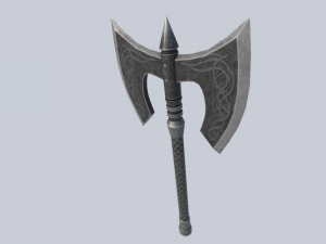 Fantasy axe 3D Model
