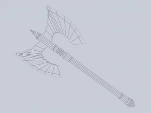 Ascia di fantasia Modello 3D