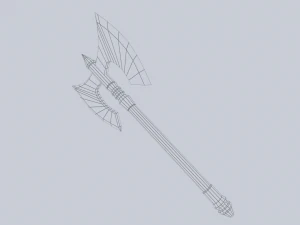 Ascia di fantasia Modello 3D