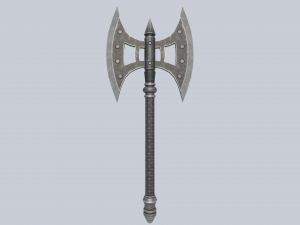 Fantasy axe 3D मॉडल