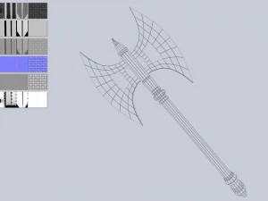Machado de fantasia Modelo 3D