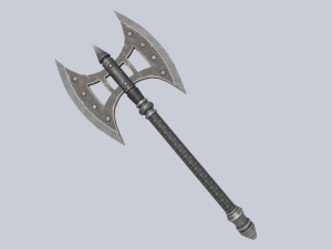 Fantasy axe 3D मॉडल
