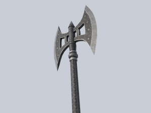 Fantasy axe 3D मॉडल