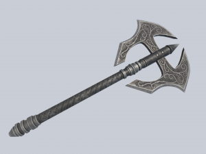 Fantasy axe Model 3D