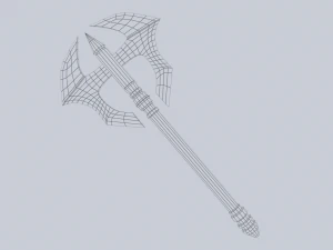 Ascia di fantasia Modello 3D