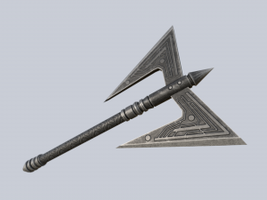 Fantasy axe 3D Модель