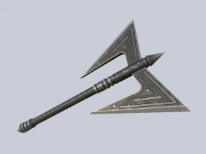 Ascia di fantasia Modello 3D