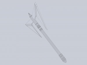Fantasy axe 3D Модель