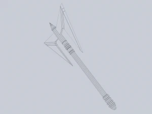 Ascia di fantasia Modello 3D