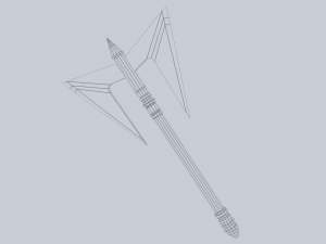 Fantasy axe 3D Модель