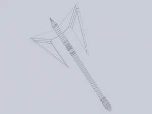 Ascia di fantasia Modello 3D