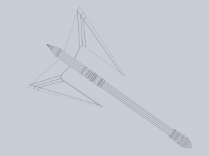 Fantasy axe 3D Модель