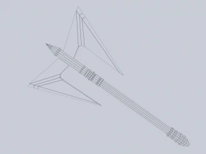 Ascia di fantasia Modello 3D