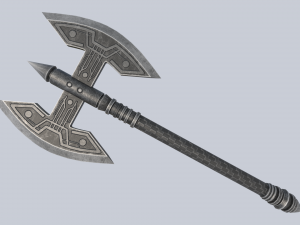 Fantasy axe 3D Модель