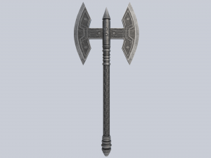 Fantasy axe 3D Model