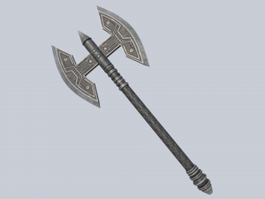 Fantasy axe 3D Model