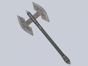 Fantasy axe 3D Model
