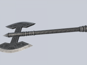 Fantasy axe 3D Model