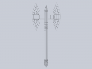 Fantasy axe 3D Model