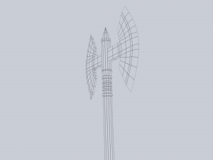 Fantasy axe 3D Model