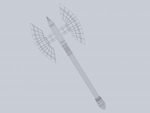 Fantasy axe 3D Model