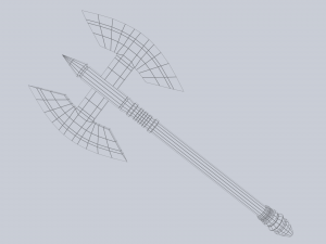 Fantasy axe 3D Model