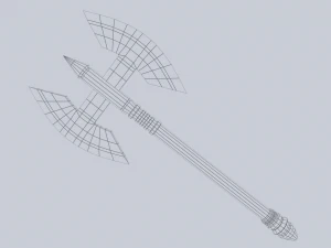 Fantasy axe 3D Model