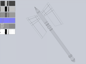 Fantasy axe 3D मॉडल