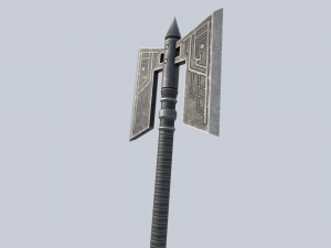 Fantasy axe 3D मॉडल