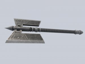 Fantasy axe 3D मॉडल
