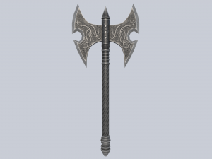 Fantasy axe Model 3D