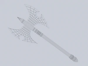 Fantasy axe 3D Model