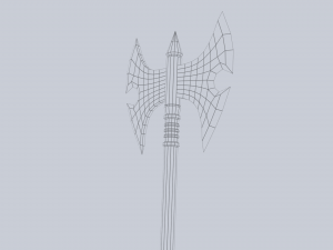 Fantasy axe Model 3D