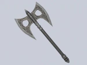 Fantasy axe 3D Model